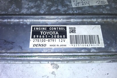 89661-30D60 ecu ecm computer 2007 Lexus GS430 | eBay