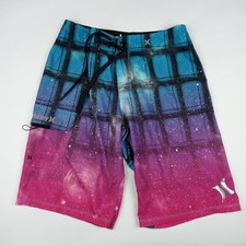 HURLEY Phantom Board Shorts Unlined Swimming Trunks Men's Size 30 Side Pocket