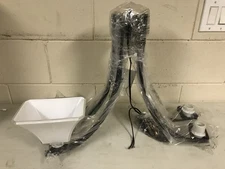 Minka Lavery ML 1815 Nickel Agilis 5-Light Single Tier Shaded Chandelier