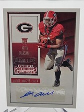 2016 Contenders Draft Picks College Ticket Keith Marshall Rookie Auto RC #317