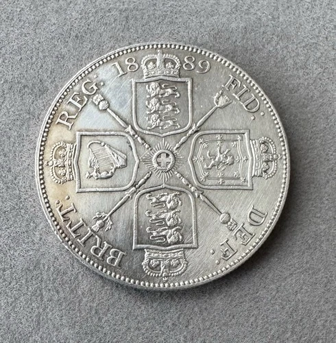 1889 Victoria Double Florin — photo from another recent sale