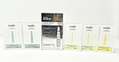 BABOR Ampoule Concentrates Skincare Set Hydra Plus Perfect Glow Hyaluronic Acid