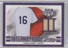 2021 Leaf Lumber International Icons Relics Purple 6/9 Hideo Nomo #II-02 0c3