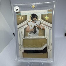 2024 Panini National Treasures Framed Fabric Derek Carr #FF-DCR/25 New Orleans