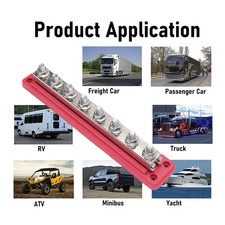 Power Distribution Block High Current 8 Positions Bus Bar AC545A DC600A For Car