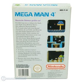 Nintendo NES - Mega Man 4 PAL-B mit OVP OVP besch&auml;digt