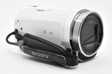 SONY Handycam HDR-CX535 White Camcorder Video Camera Full HD 30x Zoom Japanese