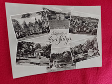 Bad Sulza 1965. Inhalatorium u.a. Schöne alte s/w-AK. Beschrieben & gelaufen.