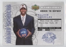 2007 Upper Deck First Edition Draft Notices Wilson Chandler #DN22 Rookie...