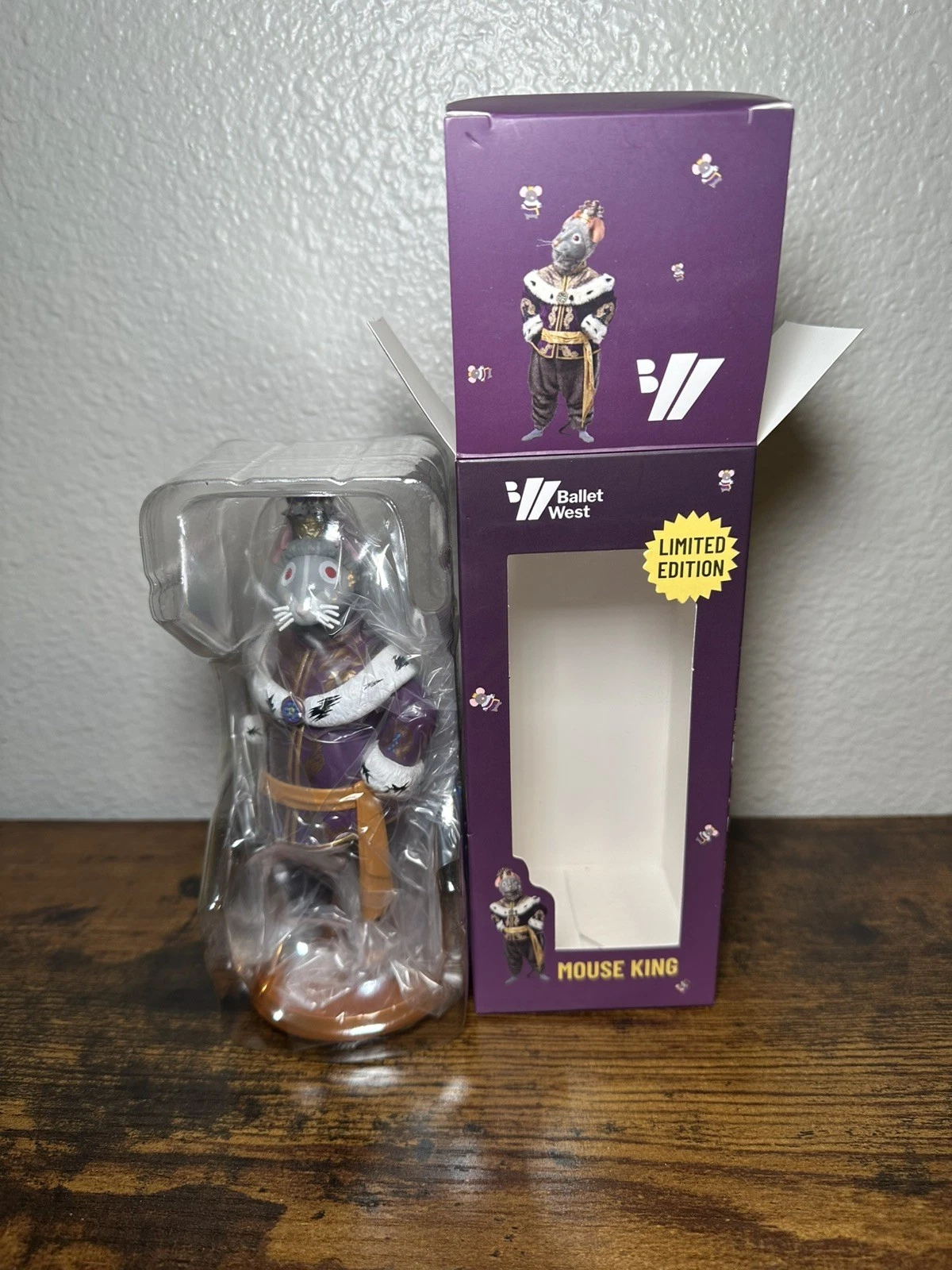 Ballet West Nutcracker Mouse King Figure 2017 Limited Edition New OPEN Box