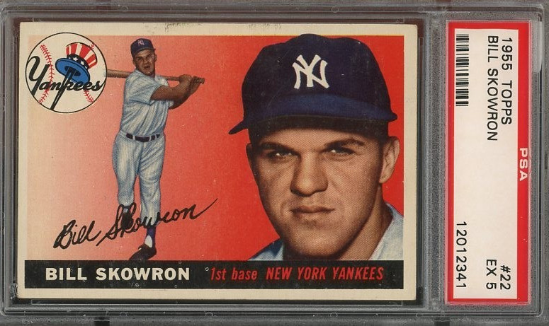 1955 Topps #22 Bill Skowron EX 5 New York Yankees 2341