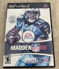Madden NFL 08 (PlayStation 2 PS2, 2007) Complete w/ Manual CIB Black Label