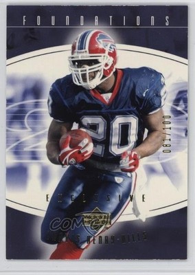 2004 Upper Deck Foundations Exclusive Gold /100 Travis Henry #10 1sh2