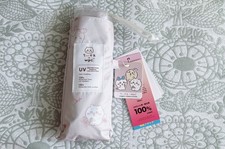 Chiikawa x Wpc. Folding Umbrella UV Cut 100  Rain Sun Compact Japan Pink