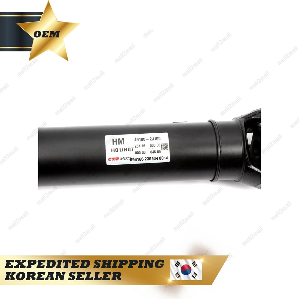 NEW ORIGINAL OEM 491002J100 Front Propeller Shaft for Kia Borrego 3.8L 2009-2011 Foto 3 de 4