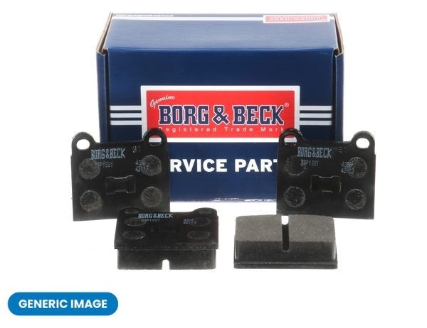 BORG & BECK BBP2950 Brake Pad Set For Disc Front Braking Fits Fiat 500e Tipo
