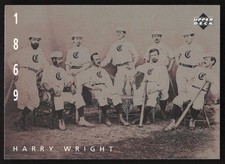 Harry Wright 1994 UD Baseball: The American Epic #5 Cincinnati Red Stockings