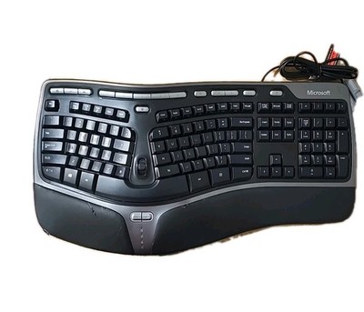 Microsoft Natural Ergonomic Keyboard 4000 v1.0 KU-0462 USB Wired - Tested