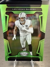 Panini 2025 Certified Maxx Crosby #54 Mirror Green /15 Raiders NFL