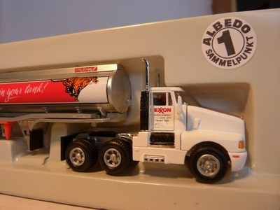 H0-LKW MODEL POWER KENWORTH T-600 mit Trailer ''EXXON'' 490-16001, 1:87