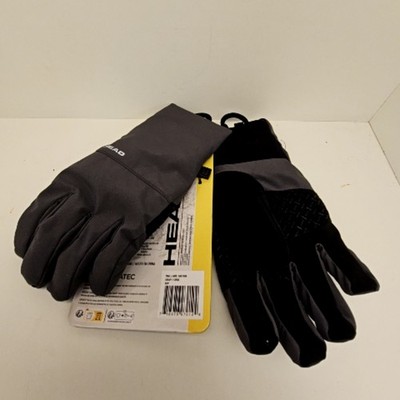 HEAD Herren Wasserdicht Hybrid Handschuhe Grau Touchscreen Winter Warm Small