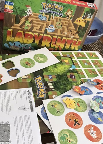 2021 Pokemon Labyrinth Maze Game Ravensburger Tile Board Game Pokémon Complete