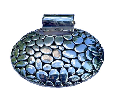 Napier Silver Tone Pebbled Necklace No Chain