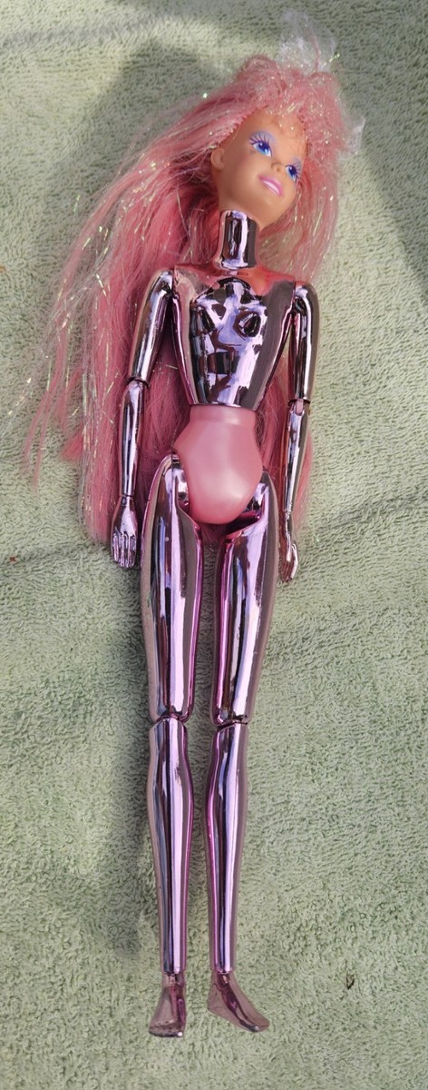 Vintage Mattel Spectra Lacey Spacey Doll 1975/1986 Pink Metallic