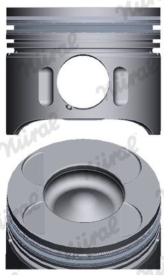 NÜRAL 87-136400-00 Kolben für MERCEDES-BENZ