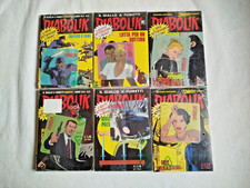 DIABOLIK - SERIE COMPLETA DI 6 NUMERI BLISTERATI CON GADGET SOTTOBIKKIERI, NUOVI