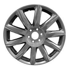 22x9 10 Spoke Alloy Wheel Polished Painted Medium Sparkle Charcoal 560-95078