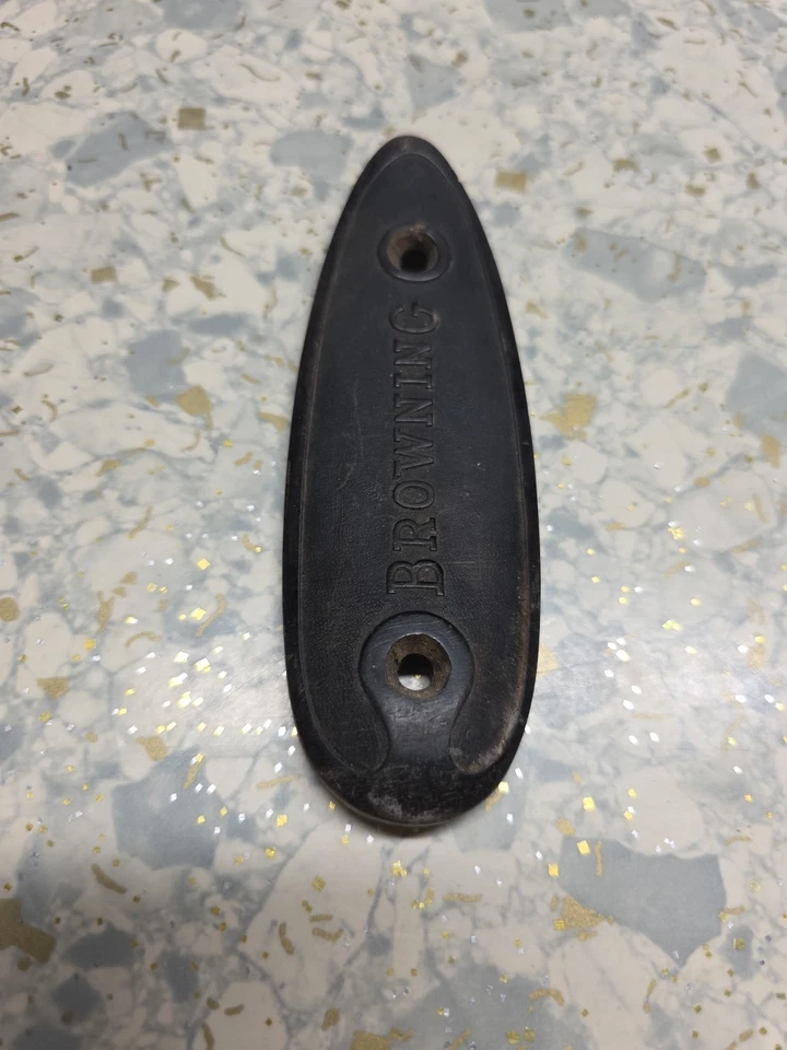 Placa de topo marrom vintage original 5-5/16” x 1-13/16” EUA! - Imagem 3 de 3