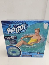 H20 Go Glitter Dream Tube Bestway Pool Float Back Rest & Handles