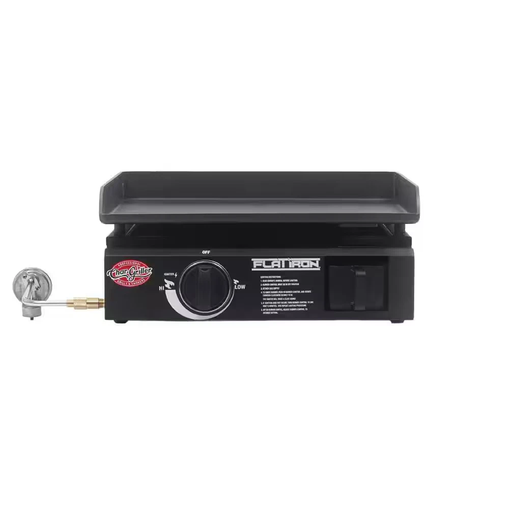 Portable Gas Griddle in Black