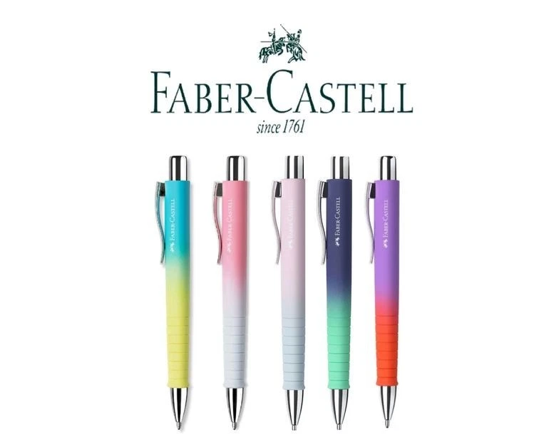 FABER-CASTELL Faber Castell Kugelschreiber Poly Ball XB Großraummine Dokumentenecht