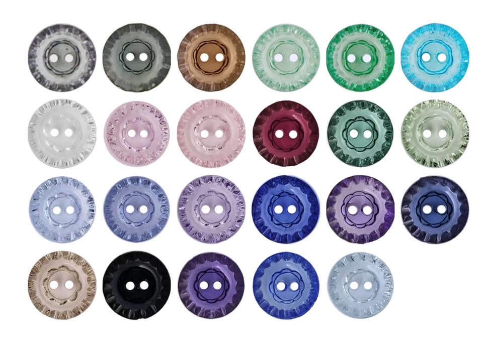 CRYSTAL BUTTON, SIZE 20L -1/2", SHINY FINISH, 144 PIECES, FREE SHIPPING USA - Image 2 of 4