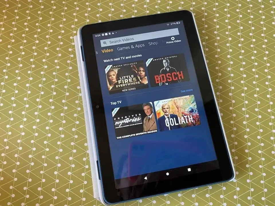 Amazon Fire HD 8 Tablet 10th Gen Full HD display WiFi Alexa 32GB-Blue Xmas GIFT - Image 3 of 4