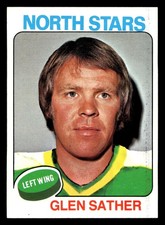 1975-76 Topps #222 Glen Sather Near Mint North Stars ID:476233