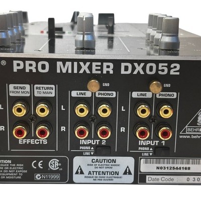 Behringer DX052 Professional 2-Channel DJ Mixer | eBay