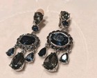 Oscar De La Renta Royalty Blue Clip On Earrings earrings USA