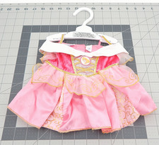Build A Bear Disney Princess Aurora Sleeping Beauty Gown Dress Teddy Pink Gold