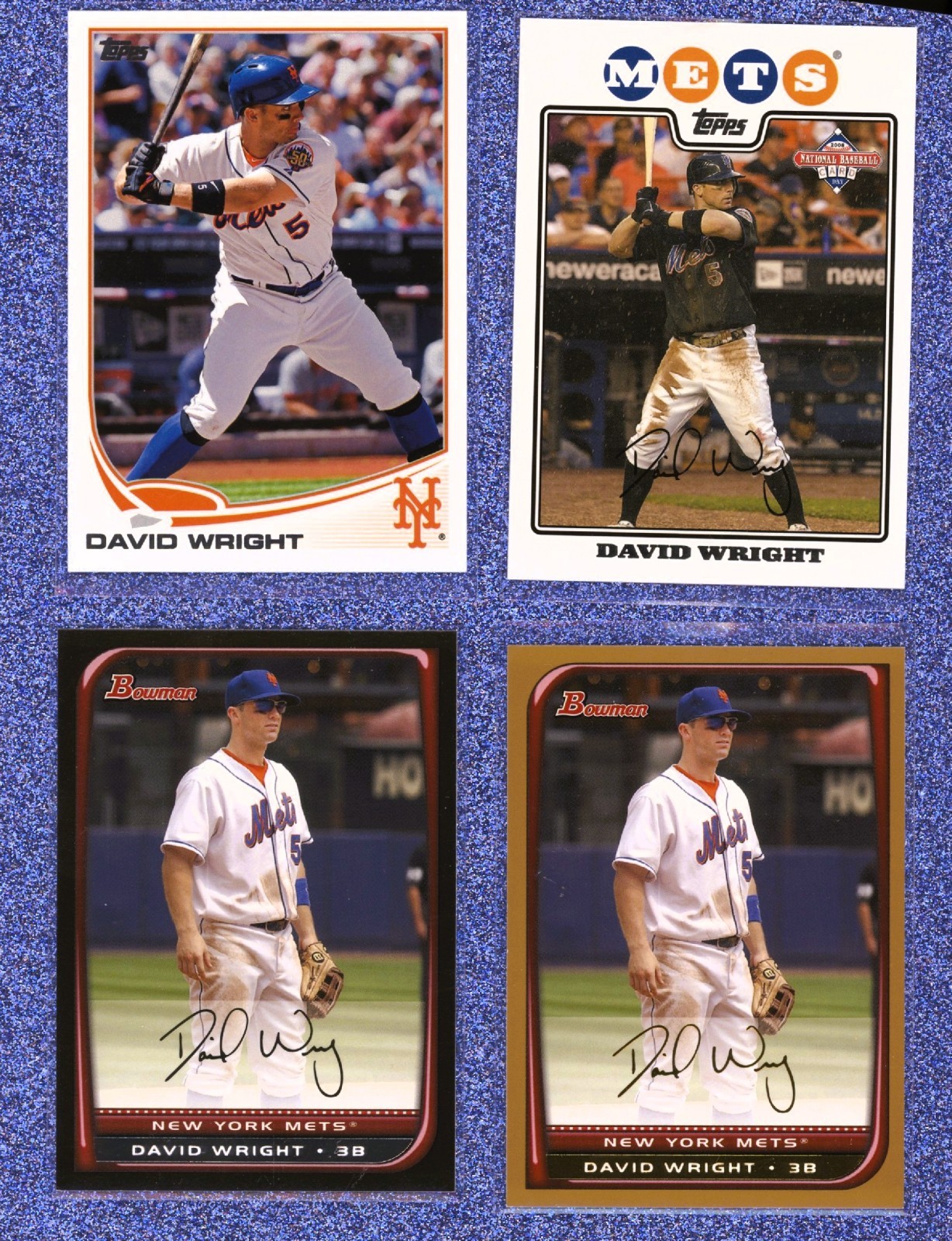 David Wright 12 Card Lot - New York Mets Baseball Cards
