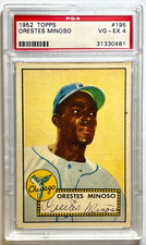 1952 Topps #195 Orestes Minoso PSA 4 VG-EX