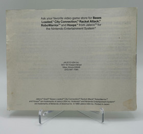 Goal! Goal NES (Nintendo) - Instruction Booklet Manual Only