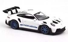 Norev 1/43 Porsche 911 992 Gt3 Rs 2022 White / Blue Mini Car
