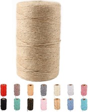 Natural Jute Twine,328 Feet Rope Brown Twine 328 Feet/Brown,