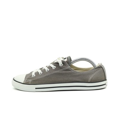 Converse Damen All Star Ox Schuh Grau Textil Low-Top Chuck Taylor Sneaker EU 38