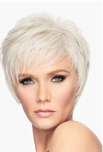 SHORT SHAG Wig by HAIRDO,  HF fiber Wefted Cap, NWT Color R11S+Glazed Mocha