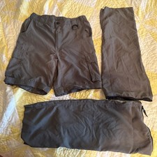 Boy Scouts Pants Youth Large Green Uniform Switchbacks Convertible Hiking Belted