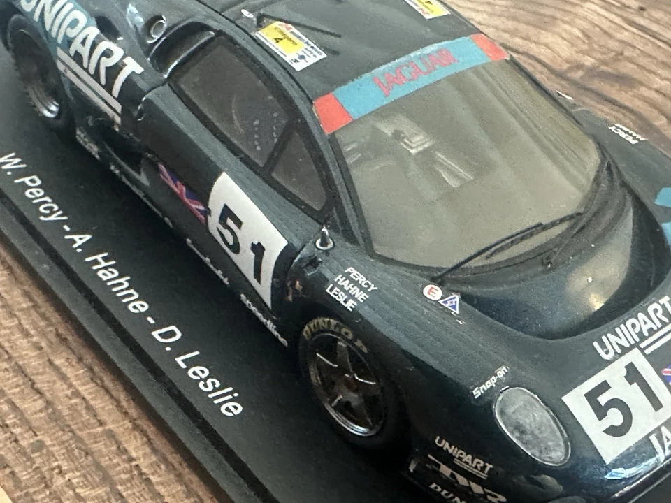 Rare Jaguar Spark XJ220 n51 LM 1993 1:43 In Box Missing Both Mirrors - Image 4 of 4